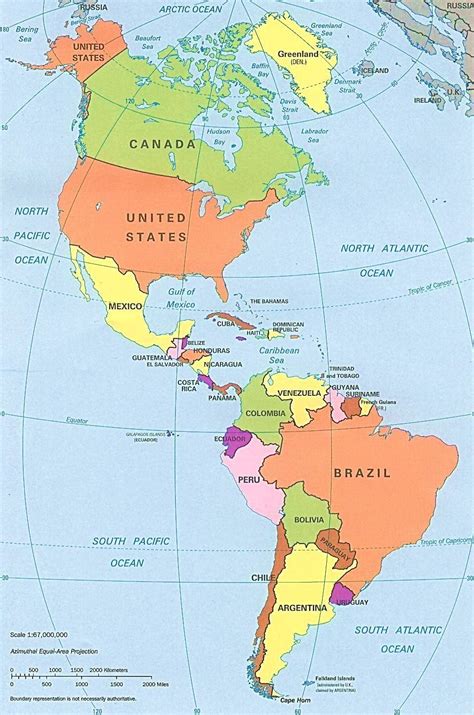onde está localizado o continente americano